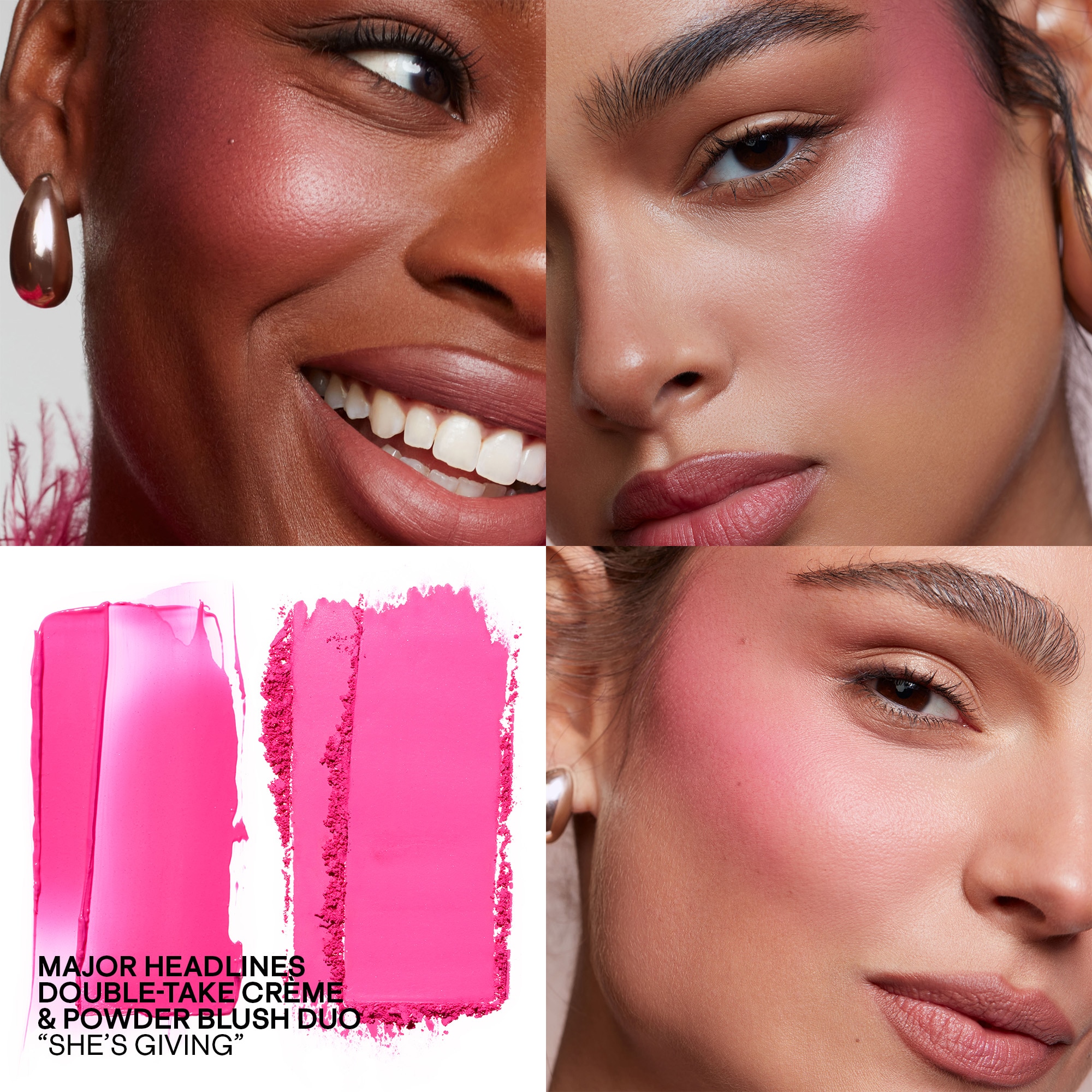 MAJOR HEADLINES DOUBLE-TAKE CRÈME & POWDER BLUSH DUO (DÚO DE RUBOR)